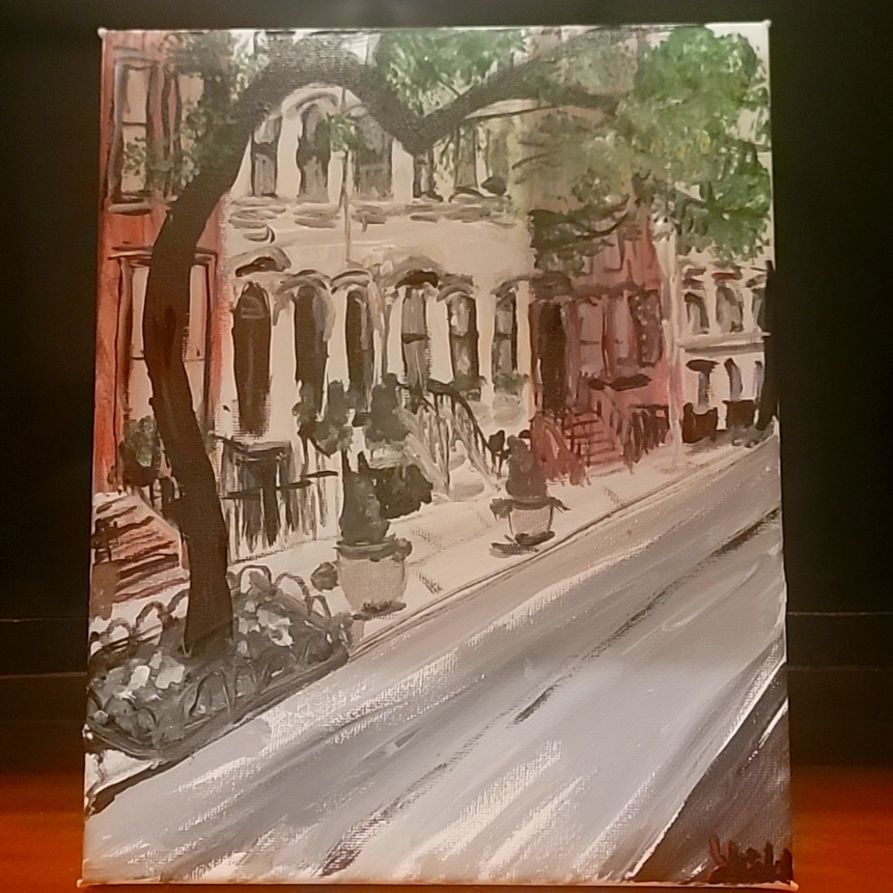 8 x 10 inch original acrylic on canvas